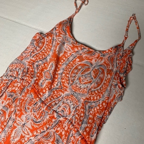 Banana Republic Tangerine Sundress Extra Small - Picture 7 of 8